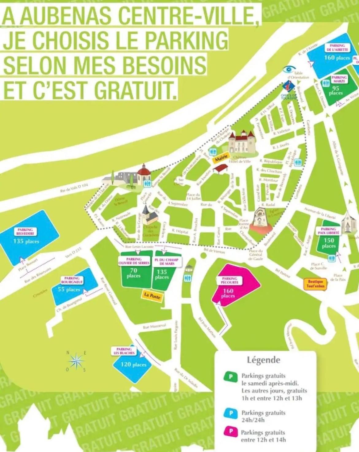 Escapade Ardechoise - Parking Gratuit - Chateau A 2 Pas Aubenas Esterno foto